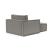 Newilla Storage Lounger Chair w/ Slim Arm Rests