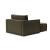 Newilla Storage Lounger Chair w/ Slim Arm Rests
