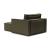 Newilla Storage Lounger Chair w/ Slim Arm Rests
