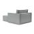 Newilla Storage Lounger Chair w/ Slim Arm Rests