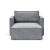Newilla Storage Lounger Chair w/ Slim Arm Rests