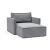 Newilla Storage Lounger Chair w/ Slim Arm Rests