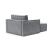 Newilla Storage Lounger Chair w/ Slim Arm Rests