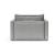Newilla Storage Lounger Chair w/ Slim Arm Rests
