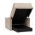 Newilla Storage Lounger Chair w/ Slim Arm Rests