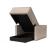 Newilla Storage Lounger Chair w/ Slim Arm Rests