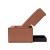 Newilla Storage Lounger Chair w/ Slim Arm Rests