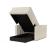 Newilla Storage Lounger Chair w/ Slim Arm Rests