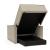 Newilla Storage Lounger Chair w/ Slim Arm Rests