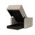 Newilla Storage Lounger Chair w/ Slim Arm Rests