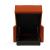 Newilla Storage Lounger Chair w/ Slim Arm Rests
