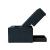 Newilla Storage Lounger Chair w/ Slim Arm Rests