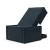 Newilla Storage Lounger Chair w/ Slim Arm Rests