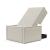 Newilla Storage Lounger Chair w/ Slim Arm Rests