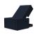 Newilla Storage Lounger Chair w/ Slim Arm Rests