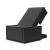 Newilla Storage Lounger Chair w/ Slim Arm Rests