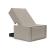 Newilla Storage Lounger Chair w/ Slim Arm Rests