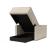 Newilla Storage Lounger Chair w/ Slim Arm Rests