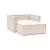 Newilla Storage Lounger Chair w/ Slim Arm Rests
