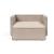 Newilla Storage Lounger Chair w/ Slim Arm Rests