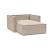 Newilla Storage Lounger Chair w/ Slim Arm Rests