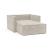 Newilla Storage Lounger Chair w/ Slim Arm Rests