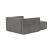 Newilla Storage Lounger Chair w/ Slim Arm Rests