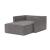 Newilla Storage Lounger Chair w/ Slim Arm Rests