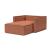 Newilla Storage Lounger Chair w/ Slim Arm Rests
