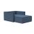 Newilla Storage Lounger Chair w/ Slim Arm Rests