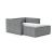 Newilla Storage Lounger Chair w/ Slim Arm Rests