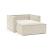 Newilla Storage Lounger Chair w/ Slim Arm Rests