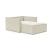 Newilla Storage Lounger Chair w/ Slim Arm Rests