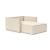 Newilla Storage Lounger Chair w/ Slim Arm Rests