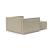 Newilla Storage Lounger Chair w/ Slim Arm Rests