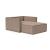 Newilla Storage Lounger Chair w/ Slim Arm Rests
