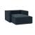 Newilla Storage Lounger Chair w/ Slim Arm Rests