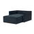 Newilla Storage Lounger Chair w/ Slim Arm Rests