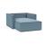 Newilla Storage Lounger Chair w/ Slim Arm Rests
