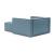 Newilla Storage Lounger Chair w/ Slim Arm Rests