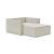 Newilla Storage Lounger Chair w/ Slim Arm Rests