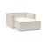 Newilla Storage Lounger Chair w/ Slim Arm Rests