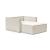 Newilla Storage Lounger Chair w/ Slim Arm Rests