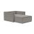 Newilla Storage Lounger Chair w/ Slim Arm Rests