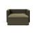 Newilla Storage Lounger Chair w/ Slim Arm Rests