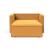 Newilla Storage Lounger Chair w/ Slim Arm Rests