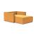Newilla Storage Lounger Chair w/ Slim Arm Rests