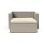 Newilla Storage Lounger Chair w/ Slim Arm Rests