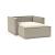 Newilla Storage Lounger Chair w/ Slim Arm Rests