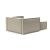 Newilla Storage Lounger Chair w/ Slim Arm Rests